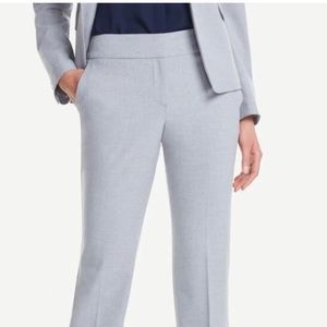 Gray wide leg trouser